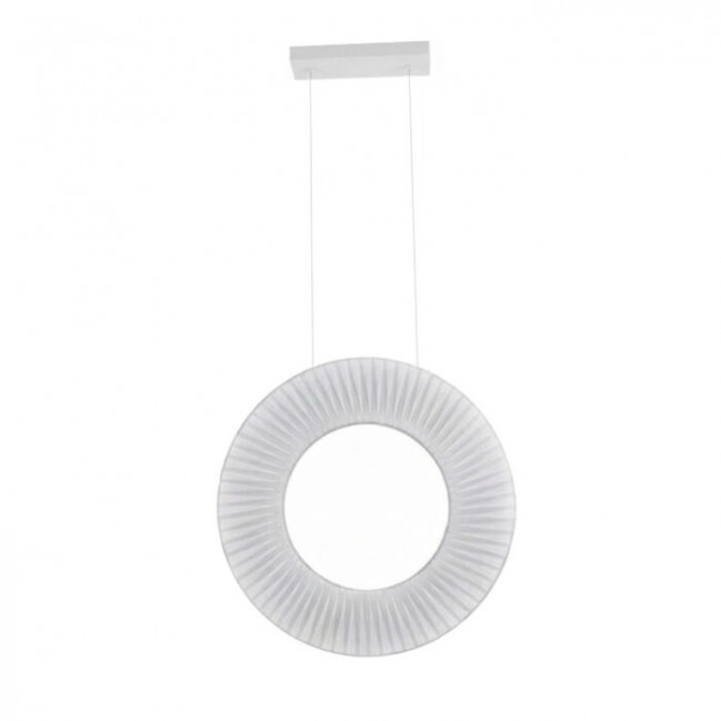 Lampa wisząca Nexo Z2 Led z kloszem w kolorze czerwonej terakoty