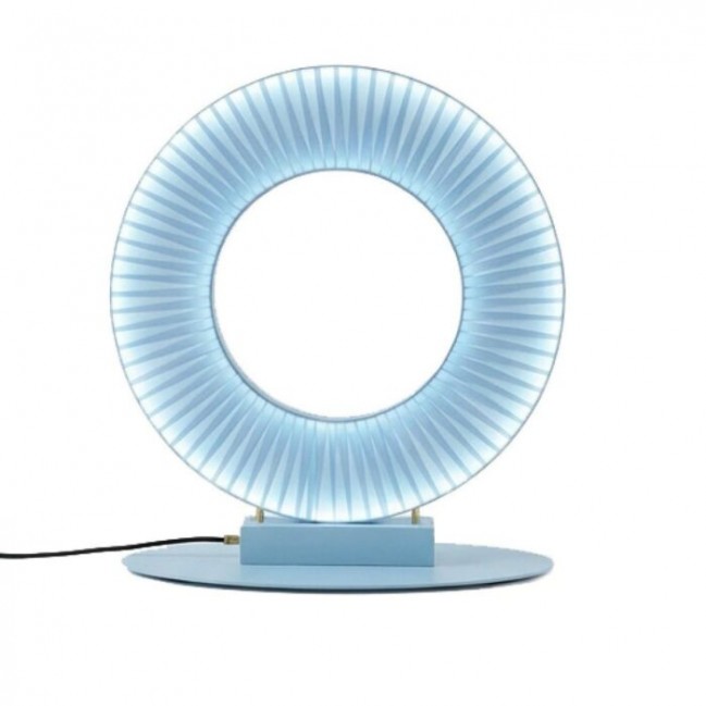Lampa stołowa Nexo G Led z kloszem w kolorze czerwonej terakoty