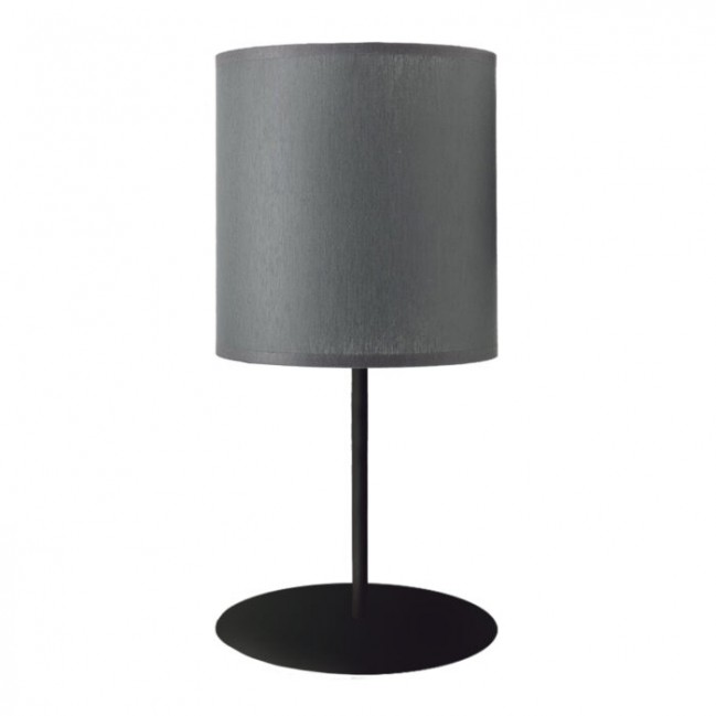 Lampa stołowa Lamego G w kolorze czarnym z szarym abażurem.html