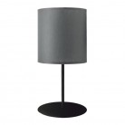 Lampa stołowa Lamego G w kolorze czarnym z szarym abażurem.html