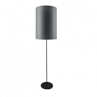 Lampa podłogowa Lamego F narrow w kolorze czarnym z szarym abażurem.html