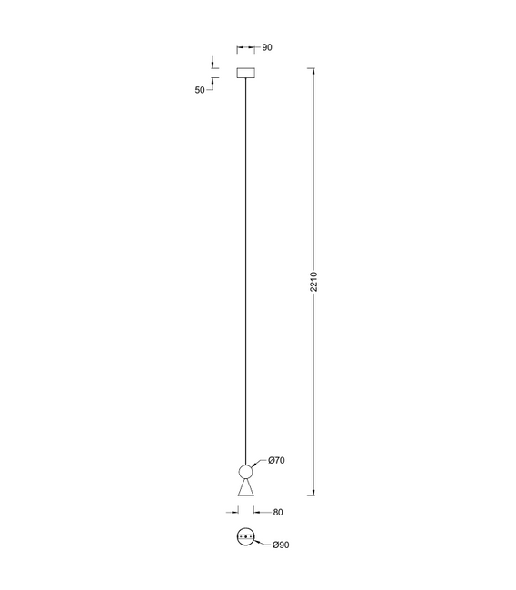 Lampa wisząca Bingo Led w kolorze czarnym z metalu i naturalnego malachitu