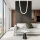 Nowoczesna lampa wisząca Dorado Rope Led złota z białymi kulkami - CCT