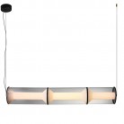 Lampa wisząca Aeris Led w kolorze czarnym z transparentnym szklanym kloszem - CCT