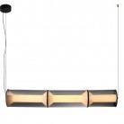 Lampa wisząca Aeris Led w kolorze czarnym z kloszem z dymionego szkła - CCT
