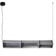 Lampa wisząca Aeris Led w kolorze czarnym z kloszem z dymionego szkła - CCT