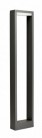 Lampa zewnętrzna stojąca Form 80 Led CCT w kolorze ciemny popiel - IP54