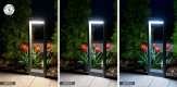 Lampa zewnętrzna stojąca Form 80 Led CCT w kolorze ciemny popiel - IP54