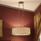 LAMPA WISZĄCA LUCIA 3 OKSYDOWANA SREBRNA