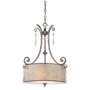 LAMPA WISZĄCA KENDRA 2 -STARE PATYNOWANE SREBRO