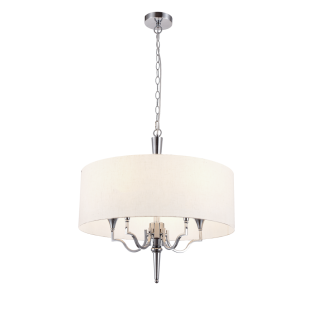 Lampa wisząca Washington w kolorze niklu