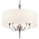 Lampa wisząca Washington w kolorze niklu