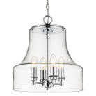Lampa wisząca Prague w kolorze chromu