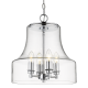 Lampa wisząca Prague w kolorze chromu