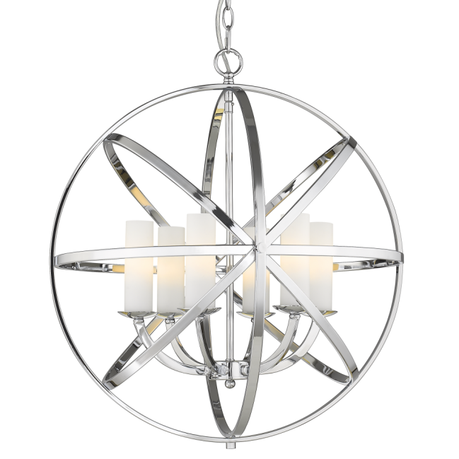Lampa wisząca Orlando chromowana 