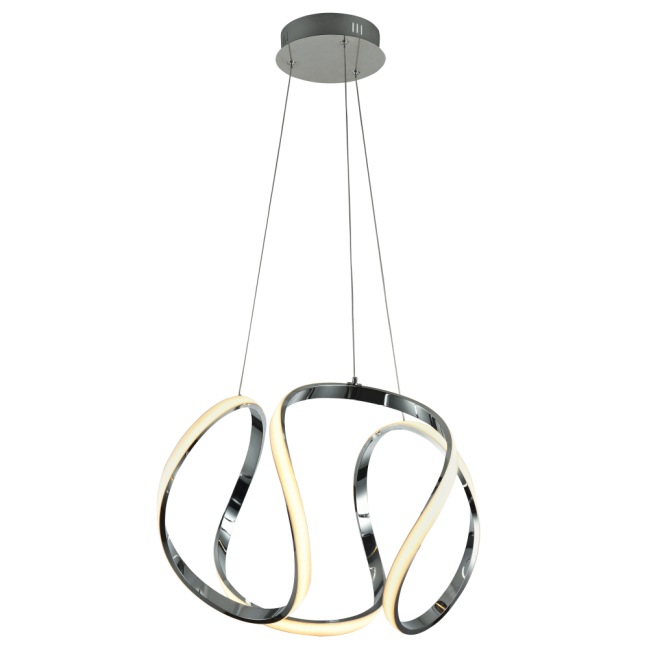 Lampa wisząca Tokyo Led w kolorze chromu