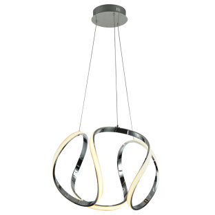 Lampa wisząca Tokyo Led w kolorze chromu