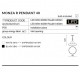 MONZA R PENDANT 40