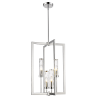 Lampa wisząca Oxford w kolorze niklu