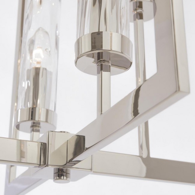 Lampa wisząca Oxford w kolorze niklu
