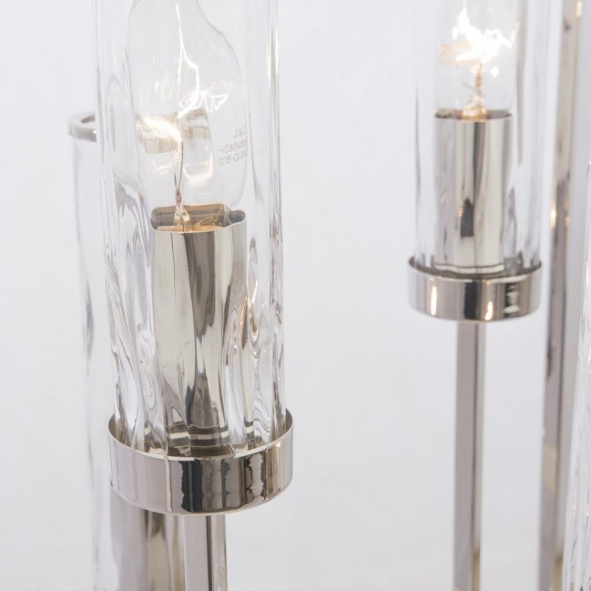 Lampa wisząca Oxford w kolorze niklu