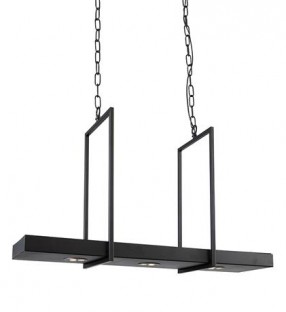 LAMPA WISZĄCA TRAY CZARNA