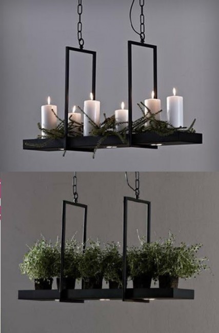 LAMPA WISZĄCA TRAY CZARNA