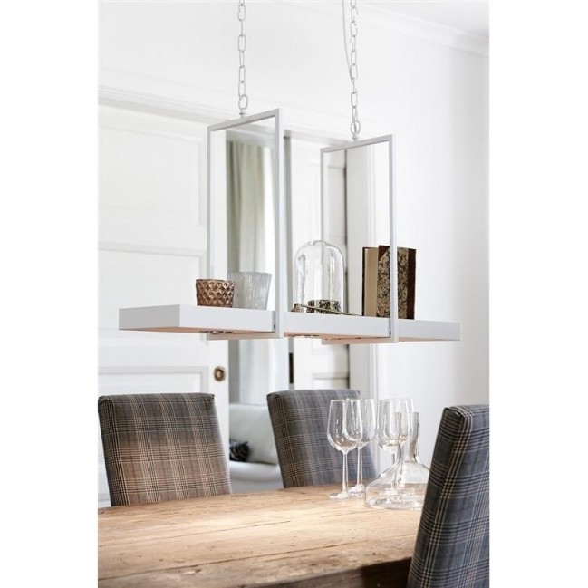 LAMPA WISZĄCA TRAY BIAŁA