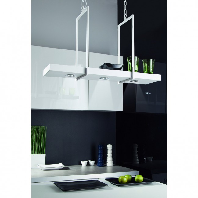 LAMPA WISZĄCA TRAY BIAŁA