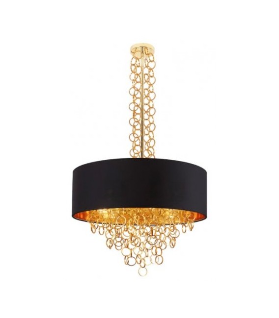 Lampa wisząca Crown czarno złota OD RĘKI