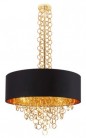 Lampa wisząca Crown czarno złota OD RĘKI