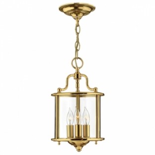 LAMPA WISZĄCA GENTRY 3 POLEROWANY MOSIĄDZ
