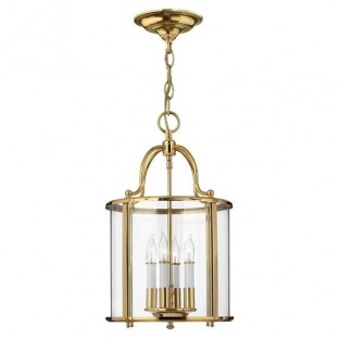 LAMPA WISZĄCA GENTRY 4 POLEROWANY MOSIĄDZ