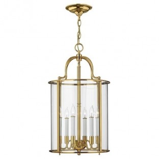 LAMPA WISZĄCA GENTRY 6 POLEROWANY MOSIĄDZ