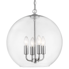 Lampa wisząca Prague w kolorze chromu