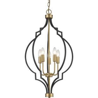 Lampa wisząca Nashville czarno złota