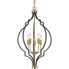 Lampa wisząca Nashville czarno złota